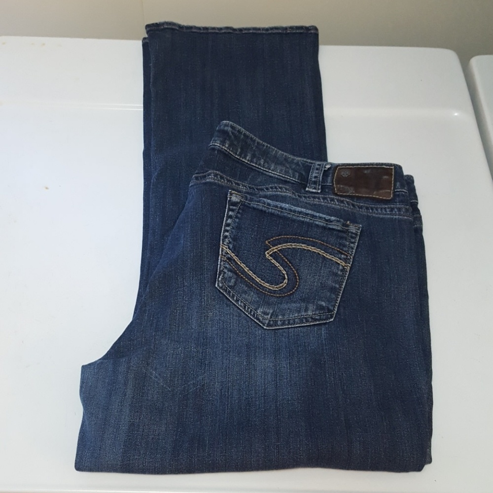 Plus Silver Jeans